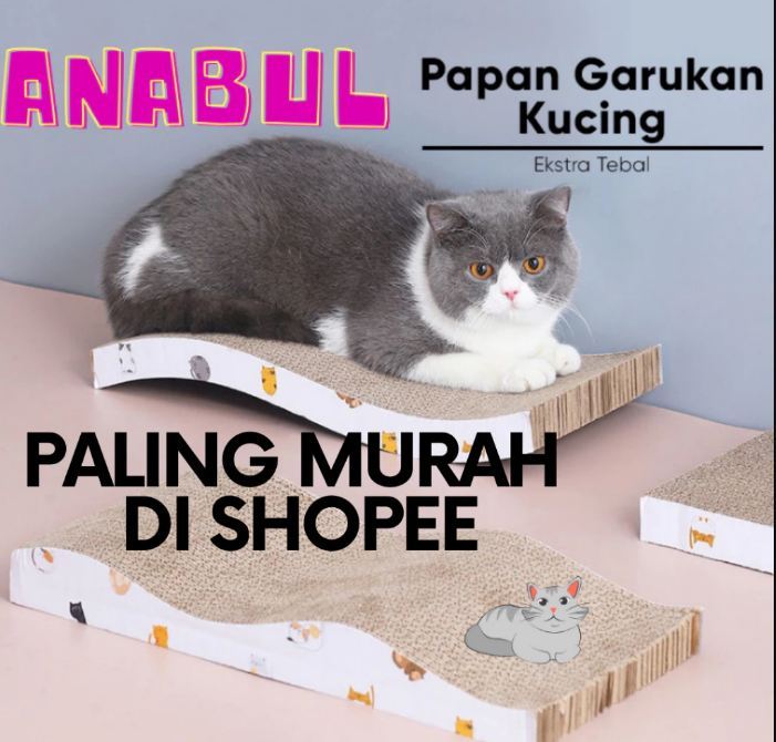 Garukan Kucing Scratcher Cat Toys Mainan Kucing Lazada Indonesia