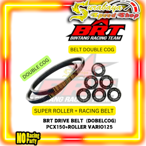BRT Drive Belt Vanbelt Double Cog PCX150 ADV150 Set Roller Vario125 Original Bintang Racing Team
