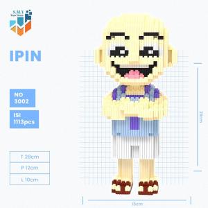 SMY Toystown Upin & Upin Medium Mainan Bangunan Nano Block Bricks Mainan Edukasi Balok Susun Mainan Anak Mainan Tumpuk Balok Karakter Kartun Animasi 3D