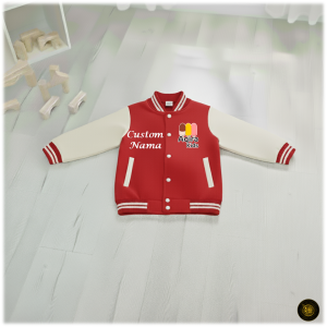 Jaket Varsity Anak Sweater Baseball Gratis Bordir Nama