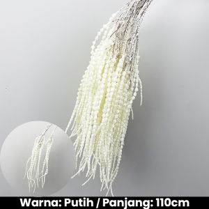 Bunga Gantung Amaranth Buatan Dekorasi Rumah Pesta Pernikahan Dekorasi Bunga Palsu Luar Ruangan Festival