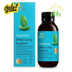 Siro Harker xanh dương bổ phổi Deep Lung Support cho bé 150ml của New Zealand