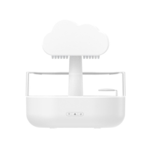 Raindrop Aromatherapy Machine with Colorful Lights Desktop Office Fragrance Under Clouds and Rain Humidification