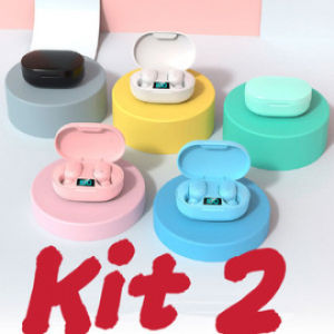 (HD1)E6S KIT 2 True Wireless Bluetooth Earphones Hi-Res Sound ENC Noise Reduction Waterproof LED Power Display 9D Stereo Extended Playtime Stable HD Calls E6S KIT 2 Fon Telinga Bluetooth Tanpa Wayar Bunyi Hi-Res Pengurangan Bunyi ENC Kalis Air