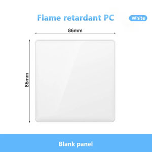 White UK Standard 13A USB Wall Socket PanelUniversal 18W Type-C Quick Charge Socket PlugWall Light Switch Electrical Outlet