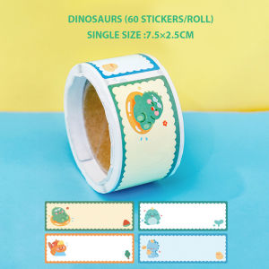 Nicedays🍒Stiker Nama Pita Lem Kartun Stiker Multifungsi Kreatif Stiker Anak