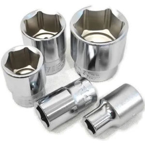 Mata Socket Kunci Sock 1/2 6pt Mata Sok Ukuran 8 - 24 mm Chrome 50BV75 /Alat Perkakas Sock Spanner