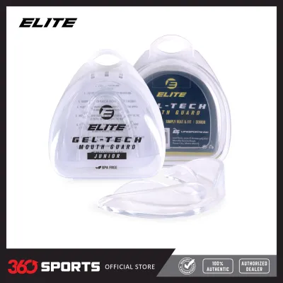 Elite Gel-Tech Sports Mouth Guard - High Impact EVA Teeth Protector for Boxing / Basketball / Hockey / Football - Junior Size