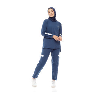 Setelan Baju Senam Wanita Terbaru - Baju Olahraga Muslimah - Baju Olahraga 1 Set Wanita