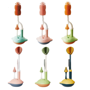 Bộ bàn chải bình cho bé 3pcs đảm bảo làm sạch kỹ lưỡng và chuột máy tính tiện lợi cho các gia đình chăm sóc sức khỏe