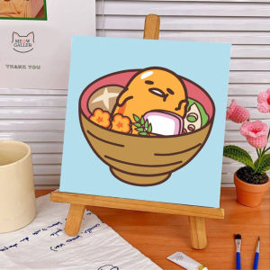Paint by Numbers KIT - Gudetama Series 20x20cm