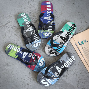 Sub star Flip-flops mens simple seaside slippers breathable mens beach casual waterproof bathroom mens fashion bath