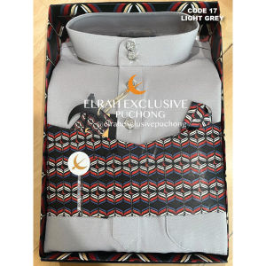 RAMADAN STATE NEW DESIGN 2024 EDITION (FREE SAMPIN DAN 4 LAGI BARANG FREE) BAJU MELAYU ELRAH EXCLUSIVE ULTIMATE 2.0 SLIMFIT BLACK