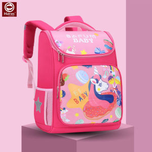 Balo gấu học sinh cấp 1 chống gù lưng thời trang HARAS HR333