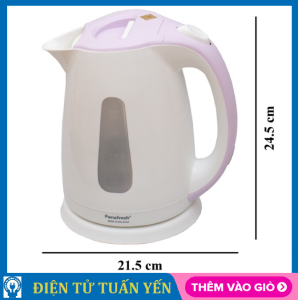 Ấm siêu tốc Panafresh JK 78 dung tích 1.8L công suất 2000W chất liệu nhựa nguyên sinh - Hàng chính hãng