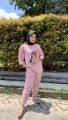Baju Wanita Terbaru DIANTY SET BO Bahan CRINKLE APLIKASI SABLON SIZE M L XL XXL PC 96 CM Ootd Wanita. 