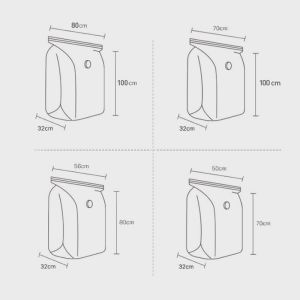 Large Vacuum Bag Travel Storage Organizer Bag Space Saving for Quilts Clothes Storage Dustproof and Moisture-proof Reusable