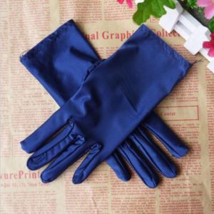 SDFBN Women Stretch Formal Satin Gloves Party Wedding Gloves