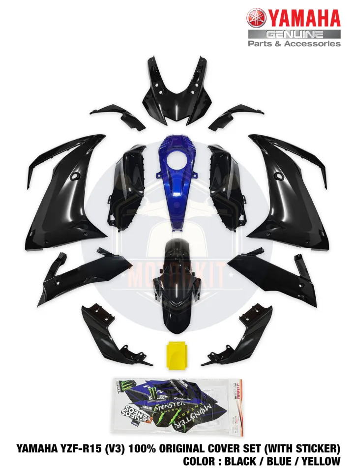 Fairing Kit Yamaha R15 V3 Cover Set AXWee ABS Plastic PRO Disc