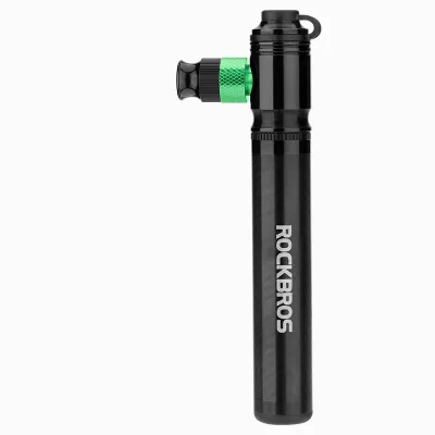 【CO2 Not Included】ROCKBROS Bike Pump Protable 110PSI Mini Bike Inflator Schrader Presta Adapter Aluminum Pump Compatible CO2 Cartridge Bicycle Accessories