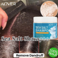 ALIVER Sea Salt Shampoo Anti Dandruff Hair Treatment Shampoo For Scalp Itching Psoriasis Shampoo Removal Mites Shampoo dandruff remover gamot sa balakubak sa ulo sa ulo ng tao. 