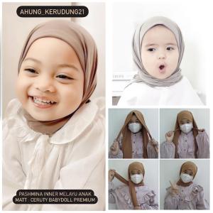 Pashmina Inner Melayu Anak Ceruty babydoll