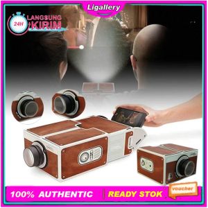 [Serbaguna] Proyektor Smartphone Pembesar Layar HP Phone Projector 2.0 3D Membesarkan portable