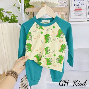 Bộ Quần Áo Trẻ Em Dài Tay Hiệu Minky Mom Vải Thun Lạnh Phù Hợp Các bé trai bé gái 7-26kg (0-8 tuổi)