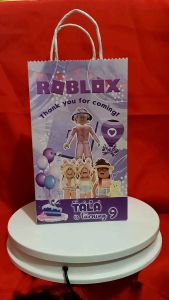 Roblox Purple Customize Lootbag / Paper Bag (10pcs./Order)