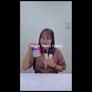 [ BỘ LOA MIC HÁT KARAOKE MINI ] Loa Bluetooth Không Dây Mini Để Bàn K12 Kinyo Pin Khỏe Âm Thanh Đỉnh Cao Tặng Kèm 2 MIC