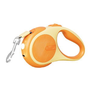 HamshMoc Adjustable Dog Leash Retractable Pet Walking Leash LED Light With Anti Slip Handle For Small Medium Larges Dogs Outdoor
