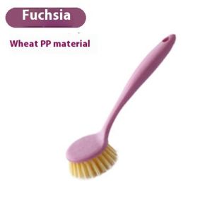 Mettle แปรงขัดหม้อล้างด้ามไม้จับเครื่องครัวอเนกประสงค์กระทะด้ามยาวจับแปรงทาสีน้ำมันแปรงผมขนนุ่มกระทะแปรงหม้อมหัศจรรย์อุปกรณ์เสริมทำความสะอาด