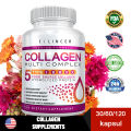 Suplemen Kolagen Pemutih L-Glutathione Pemutih Anti Penuaan. 