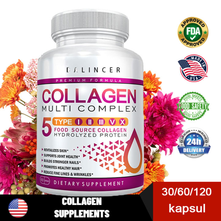 Suplemen Kolagen Pemutih L-Glutathione Pemutih Anti Penuaan