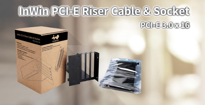 VERTICAL GPU RISER FOR VGA INWIN PCI-E RISER CABLE SOCKET