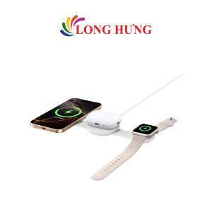 Đế sạc Anker MagGo Wireless UFO 3 in 1 USB-C 15W Foldable B25M8 - Hàng chính hãng - Trang bị công nghệ sạc không dây Qi2 Tổng công suất sạc 25W Công nghệ bảo vệ ActiveShield 2.0 giúp theo dõi nhiệt độ khi sạc