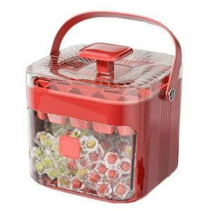 ZENO với nắp dễ mở Khuôn làm đá viên 48 ô lưới Dung lượng lớn Hộp đựng đá viên Bền bỉ Dùng cho thực phẩm Khay làm đá viên có nắp Sử dụng tại nhà