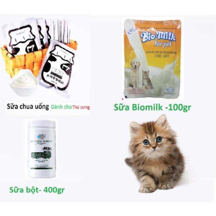 Sữa Cho Chó Mèo (3 loại) Bio Milk - Sữa bio milk 100g Sữa chua uống Sữa ...