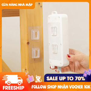 Combo 5 kẹp dán tường thông minh - Không cần khoan lỗ đục tường- Chịu lục lên đến 3Kg