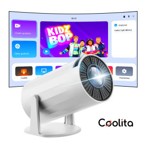 ZDSSY X8 โปรเจคเตอร์วิดีโอสมาร์ทหุ่นยนต์ทีวี Coolita OS พื้นเมือง 720P รองรับ 4K HD WIFI6 BT5.0 หมุนที่มุมใด ๆ โปรเจคเตอร์กลางแจ้งโทรศัพท์มือถือโทรทัศน์