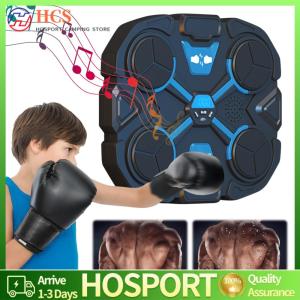 【HCS】Music Boxing Machine Boxing Workout Machine Bluetooth-Compatible Wall-Mounted Exercise Equipment for Response Training