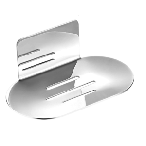 Stainless Steel Soap Holder Rusts Resistant Bathroom Organizers Wall Mount Soap Dish For Shower Sink Countertop Storage