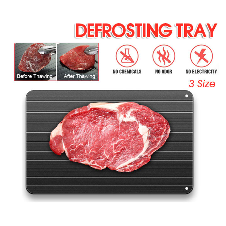 Fast Defrost Tray Food Defrosting Plate Board Frozen Meat Fish