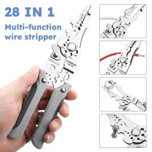 Electrician Wire Stripping Pliers Specific Crimper Cable Cutter Electricians Multifunctional Stripping Crimping Pliers