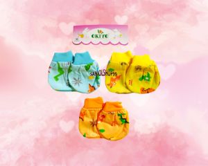 Sarung Tangan dan Kaki Bayi Newborn Okiyo 0-3 Bulan