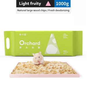 【SG SELLER】Bucatstate 1000g Hamster Low Dust Deodorization Sawdust Wood Shavings Sawdust Animals Hamsters Guinea Pigs Bedding Breeding