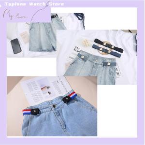 [Toplans]💖[HOT SALE]🎈🎈 Buckle-Free Waist Belt For Jeans PantsNo Buckle Stretch Elastic Waist Belt For Women MenNo Hassle Belt