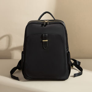 Chống trộm Ba Lô Túi du lịch Phụ nữ túi xách màu tương phản bagpack cho máy tính xách tay kinh doanh đi lại Túi đựng laptop lớn 2025 mới