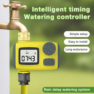 3-Outlet Water Timer Garden Irrigation System Smart Independent Watering Sprinkler Programmer Tool