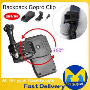 360 Degree Rotary Hat Belt Backpack Clip Clamp Mount For Gopro Hero 4 Session/4/3+/ Hero 3/ 2